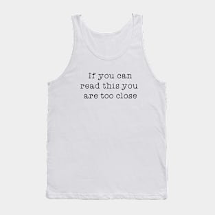 Social Distancing Tank Top